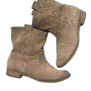 TOMS Suede Western Boots